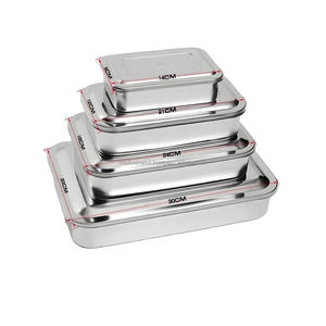 Caja de Almacenamiento de Instrumentos Quirúrgicos Médicos, Estuche de Instrumentos Dentales de Acero Inoxidable con Tapa, Certificación CE ISO, Proveedor OEM ODM, Manual - Product Image 6