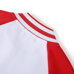 Chaqueta Universitaria Delta Blanca de Lana |   Chaqueta Bomber Urbana Estilo Universitario Personalizada con Letras de Hermandad y Cintas Bordadas de Orgullo Universitario - Product Image 4