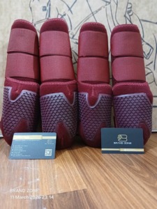 BRAND ZONE Protège-tendons d'extérieur en néoprène pour chevaux, protection des jambes, produit d'équitation, paire de protège-tendons, prix d'usine - Product Image 6