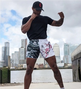 Pantalones Cortos de Muay Thai para Kickboxing, Artes Marciales, Lucha, MMA, Boxeo, para Hombre, Pantalones Cortos de Lucha Premium para Kickboxing y Muay Thai - Product Image 5