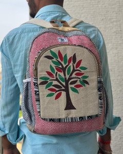 ¡Novedad de 2024! Bolsas para ordenador portátil de cáñamo, mochilas sostenibles, yute recién llegado con Material de algodón, mochilas de viaje multiusos Unisex - Product Image 2