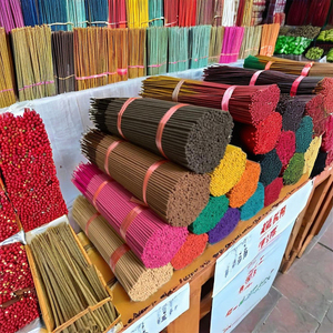 Bâtons d'encens en céramique colorée parfumée de 9 pouces de qualité supérieure, Inde, parfum longue durée, emballage en vrac, vente en gros d'usine - Product Image 6