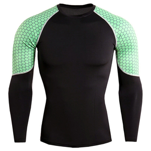 High Quality Custom Printed BJJ Rash Guard Sweat Absorbent Quick Dry Compression MMA Jiu Jitsu Training Compression Rash Guard - Product Image 2