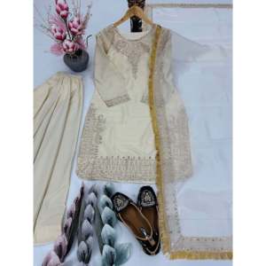 Hermosa parte superior e inferior de mujer con Dupatta para fiestas Conjunto elegante - Product Image 2