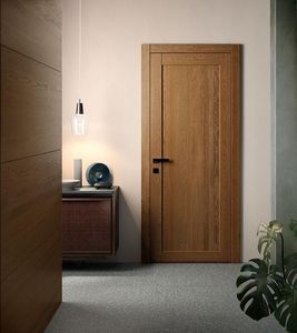 Porte intérieure en bois massif MDF PVC série moderne, design minimaliste, porte en polymère personnalisée, surface finie, maison, appartement, hôtel - Product Image 2