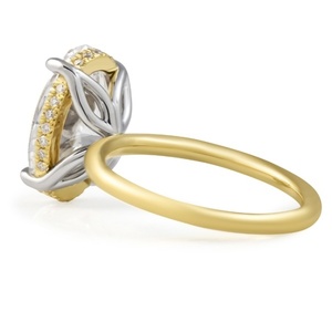 Anillo de diamantes cultivados en laboratorio con corte ovalado de 4.21 quilates certificado por IGI, anillos de compromiso de diamantes para mujer, mayorista de joyería, fábrica de joyería fina - Product Image 6