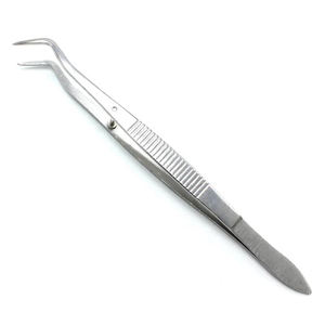 Pinzas Quirúrgicas Curvas de Algodón, Pinzas Dentales de Acero Inoxidable Disponibles en Todos los Tipos y Tamaños, Equipo Dental de Grip Surgical - Product Image 1