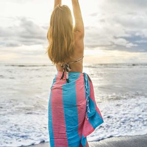 Toalla de Playa Personalizada al por Mayor con Logotipo, Impresión Personalizada, Algodón Turco, Antiarena, Toallas de Baño Personalizadas de Secado Rápido, Pestemal - Product Image 3