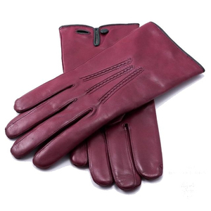 Gants thermiques en cuir pour hommes, compatibles avec les écrans tactiles, pour le ski et les sports de plein air, protection contre le froid, fabriqués au Pakistan - Product Image 3