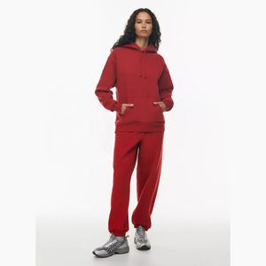 เสื้อฮู้ดสวมหัวผ้าฝ้าย100% สำหรับผู้หญิงเสื้อมีฮู้ดแบบสวมหัวมีสายสะพายไหล่ปล่อยไซส์ใหญ่สำหรับคู่รัก - Product Image 3