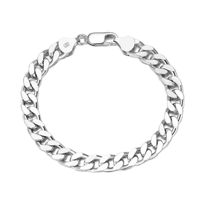 Wholesale Custom 925 Sterling Silver <b>Chain</b> <b>Chain</b> Silver <b>Chain</b> Link Bracelet for Men - Product Image 1