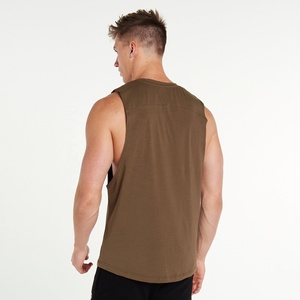 Camiseta sin mangas personalizada para hombre, estilo casual de verano, transpirable, estilo urbano, con aberturas en los brazos, para gimnasio y entrenamiento. - Product Image 2