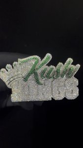 Colgante de Corona Personalizado, Plata 925, Moissanita, Estilo Hip Hop, Unisex, para Regalo - Product Image 6