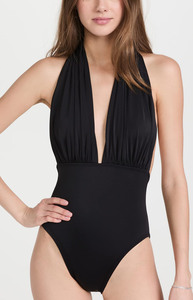 Maillot de bain une pièce à col montant pour femme, couleur unie, maille, meilleure qualité, prix de gros, maillot de bain pour femme, logo personnalisé, service OEM - Product Image 2