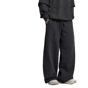 Men's Breathable Canvas Nonwoven Eco-friendly Baggy Straight <b>Trousers</b> 2026 Top Trending Winter Made In Pakistan - Product Image 3