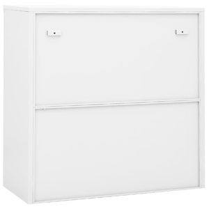 Archivador de Oficina de Acero Blanco de 35.4 x 15.7 x 35.4 Pulgadas - Product Image 5