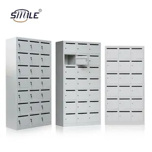 SMILE Fashion Style Metal Wall Mounted Stainless Steel Mailbox Letter Mail Mailbox Outdoor Locker