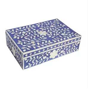 Cajas de Joyería de Lujo con Incrustaciones de Hueso, Hechas a Mano con un Elegante Diseño Intrincado, Perfectas para Guardar Objetos Preciosos - Product Image 6