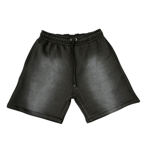 Shorts de jogging vintage personnalisés pour hommes, taille mi-haute, respirants, imperméables, en molleton polyester/coton, vierges, vente en gros - Product Image 5