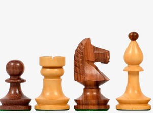 Piezas de Ajedrez Profesionales para Torneos Nacionales Rumano-Húngaros, Rey de 3.8 pulgadas en Madera de Sheesham y Boxwood al Mejor Precio - Product Image 6