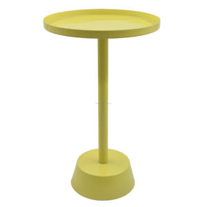 Modern New Design <b>Yellow</b> Glossy Metal Accent <b>Coffee</b> <b>Table</b> for Living Room Office Dining Room IHA Furniture - Product Image 1