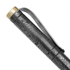 ปากกาเหล็กดามัสกัสทำมือสุดหรู พร้อมด้ามไม้ ของขวัญสำหรับธุรกิจ สำนักงาน และนักสะสม - Product Image 5