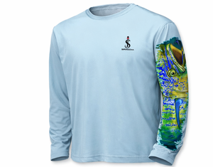 เสื้อเชิ้ตแขนยาว Bull Dolphin Performance แห้งเร็ว ระบายความชื้น เสื้อยืดตกปลา - Product Image 1