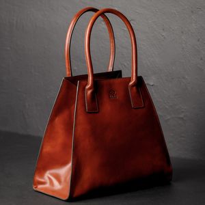 Bolso Tote de Cuero Premium Suave para Mujer, Minimalista, de Gran Capacidad, Bolso de Mano para Compras - Product Image 3
