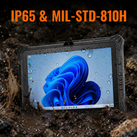 Tableta robusta Intel Core i5/i7 de 10.1 pulgadas con Windows, IP65, ordenador industrial, 4G, GPS, RJ45, RS232 para inspección de trabajo de campo al aire libre
