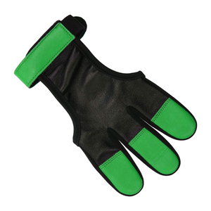 Gants de tir à l'arc en cuir de qualité supérieure, fabrication OEM pour les distributeurs d'articles de tir à l'arc, ajustement confortable, marque privée - Product Image 1