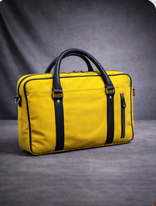 Sac à bandoulière pour ordinateur portable en cuir véritable marron pour homme, durable, léger, grande capacité, pour le bureau et l'usage quotidien - Product Image 4