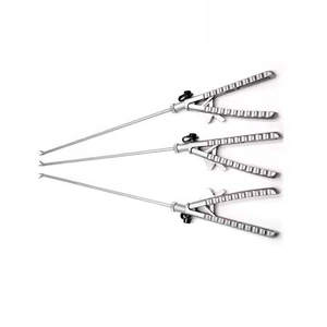 High Quality Manual <b>Laparoscopic</b> Needle Holder Forceps Reusable Surgical <b>Instruments</b> with Safety Standard MOL - Product Image 3