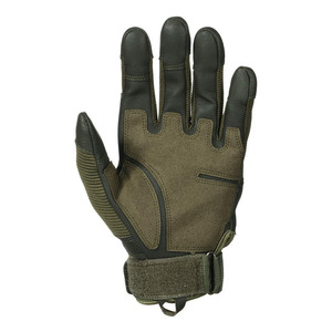 Guantes de Motocicleta con Protección de Fibra de Carbono en los Nudillos, Transpirables, Antideslizantes, Palma Reforzada de Cuero, Cierre con Cordones, para Verano - Product Image 4
