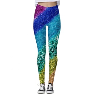 Fabrication professionnelle Tie Dye Haute Qualité Nouvelle Arrivée Femmes Legging Slim Fit Taille Élastique Yoga Legging - Product Image 2