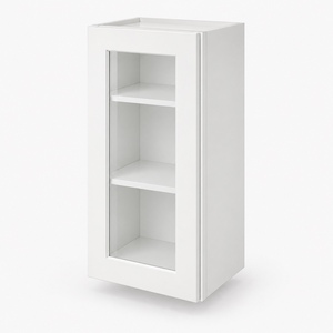 Venta al por Mayor de Gabinetes de Pared con Puerta de Vidrio de 15 x 30 Pulgadas, Estilo Shaker Blanco, RTA, Fabricante OEM de Vietnam - Product Image 2