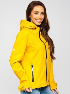 เสื้อแจ็คเก็ตซอฟต์เชลล์สำหรับผู้หญิง สวมใส่สบาย ระบายอากาศได้ดี คอตั้ง ออกแบบพิเศษ น้ำหนักเบา เหมาะสำหรับกิจกรรมกลางแจ้งในฤดูหนาว - Product Image 5