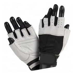 Custom Embroidery Logo Full Finger Cotton Waterproof Weightlifting <b>Gloves</b> Shock Absorbing Workout Gym <b>Gloves</b> - Product Image 1