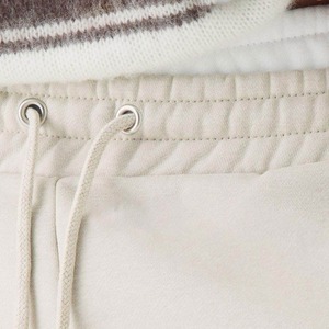 Pantalon de survêtement crème pour homme, taille élastique, coton mi-lourd, décontracté, pour l'automne - Product Image 6