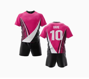 Maillots de sport en tissu polyester de qualité supérieure, service OEM ODM acceptable, nouveaux arrivages, ensembles d'uniformes de rugby et de football imprimés - Product Image 2