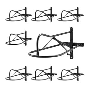 Soporte de pared portátil para 8 sillas de montar, para establos de caballos, estilo inglés, 27.3 x 16.3 x 12.5 pulgadas, con 8 almohadillas y barras - Product Image 1