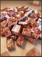 Tuiles de Mahjong Américaines en Acrylique à Motifs Floraux Cuivrés, Ensemble de 160 Pièces pour Boutiques de Cadeaux et Fournitures de Détail