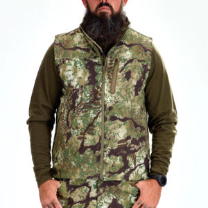 Gilet de chasse d'hiver pour homme, softshell, imperméable, respirant, fermeture éclair, col rabattable - Product Image 6
