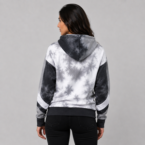 Top Quality Women <b>Tie</b> <b>Dye</b> <b>Hoodie</b> Custom Logo Soft Cotton Fleece Warm Breathable Pullover Casual Streetwear <b>Hoodie</b> Wholesale - Product Image 5