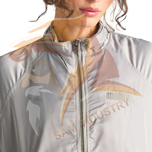 Unique Style <b>Women</b> Satin <b>Jacket</b> Wholesale Rate Customized Logo Streetwear Casual <b>Women</b> Satin <b>Jackets</b> For Sale - Product Image 4