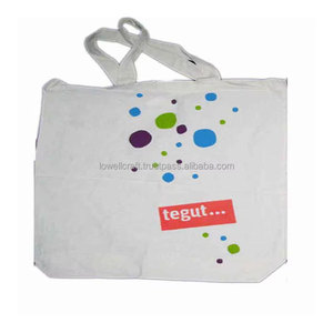 Premium Cotton Canvas Tote <b>Bag</b> with Custom Logo Durable Reusable Shopping <b>Bag</b> for Daily Use <b>Long</b> Handle Wholesale Bulk - Product Image 4