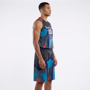Groothandel op maat gemaakte gesublimeerde basketbaluniformen, ademende Dry Fit mesh jersey en shorts set, OEM ODM heren, jeugd, kinderen - Product Image 4