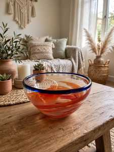 Custom Eco-Friendly High Borosilicate Glass Serving <b>Bowl</b> for <b>Dessert</b> Salad Fruit-Dishwasher Safe Home & Wedding Dining - Product Image 1