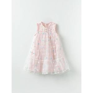 Vestido de Verano Coreano OZKIZ para Niñas de 2 a 7 Años, Bordado con Flores, Mini, Moda Infantil, Venta al Por Mayor - Product Image 1