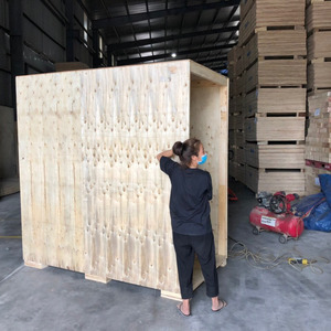Lift <b>Van</b> Durable Recyclable LVL Wooden Crate Foldable Stackable Nestable Solid <b>Box</b> for Logistics Storage from Vietnam - Product Image 6