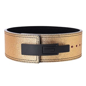 Ceinture de musculation réglable en cuir de vachette de haute qualité, avec logo et design personnalisés, pour le soutien du dos et la protection des paumes, unisexe, pour la salle de sport. - Product Image 2